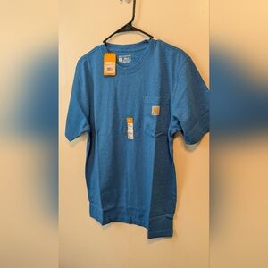 Carhartt Men's Blue Short Sleeve Loose Tee New NWT